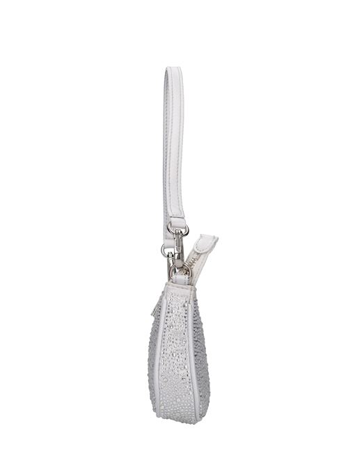 Borsa in ecopelle e strass LA CARRIE | NIGHT MINI SHOULDERGRIGIO